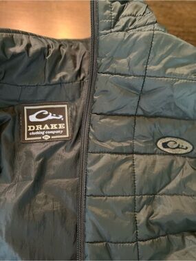Drake Clothing Company Quilted Vest - Olive Green